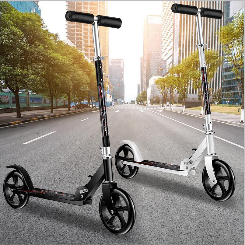 Xe Trượt Scooter Người Lớn gấp gọn đa năng - dây đeo tiện lợi - Bảo hành 06 tháng
