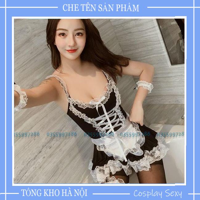 Bộ Đồ Ngủ Sexy, Váy Ngủ Cosplay Hầu Gái Gợi Cảm Mã HG905 - Cô Giúp Việc Đảm Đang | BigBuy360 - bigbuy360.vn