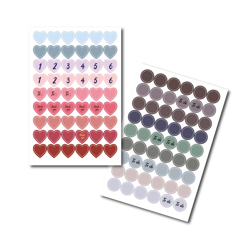 Sticker Dán Trang Trí Sổ Tay DIY Chủ Đề Giáng Sinh Nhiều Màu