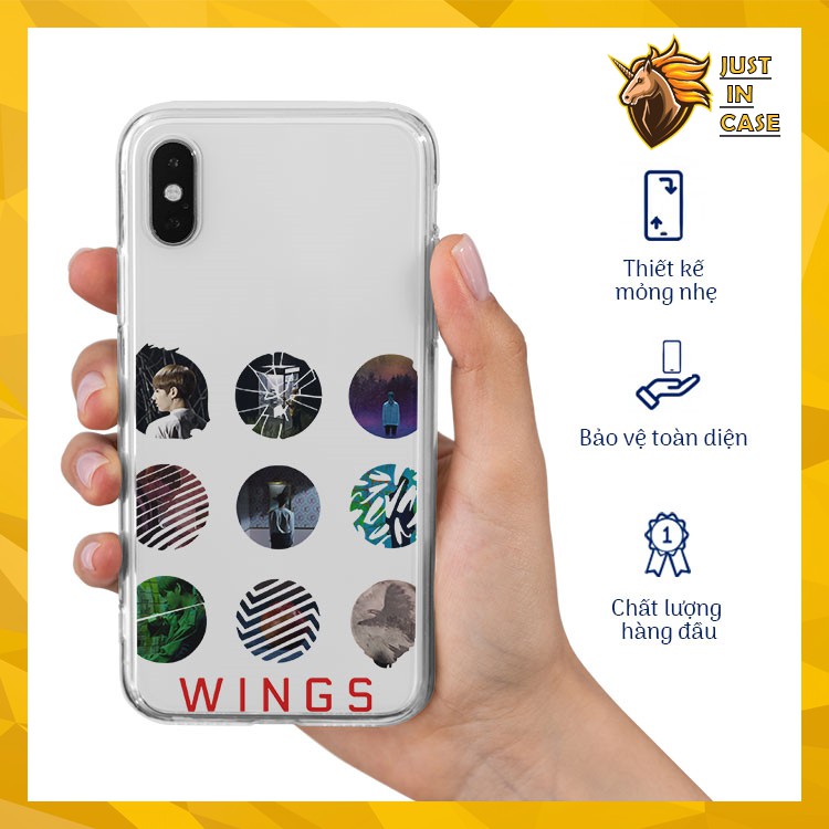 Ốp lưng BTS Wings Album JIC độc nhất cho IPHONE 5/6/7 - IPHONE 12 PRO MAX (Ốp lưng BTS Wings Album ) LPC12120882