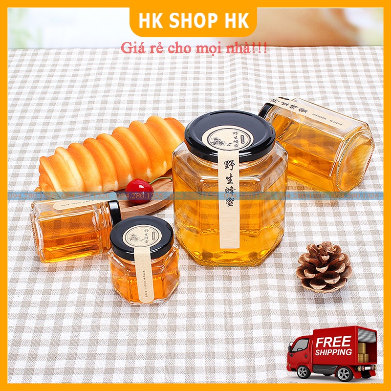 [Ship siêu rẻ] HŨ THỦY TINH CHƯNG YẾN, LÀM SỮA CHUA, ĐỰNG TINH BỘT, GIA VỊ, TRÀ HOA CÁC KÍCH THƯỚC
