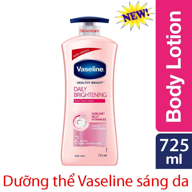 Dưỡng thể Vaseline sáng da 725ml mới