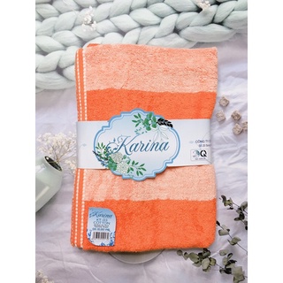 Khăn tắm cotton sọc ngang karina