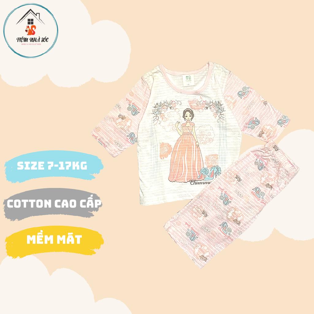 Bộ tay lỡ bé gái Chummy xuất Hàn size 100 (12-14kg) Tiệm Nhà Sóc