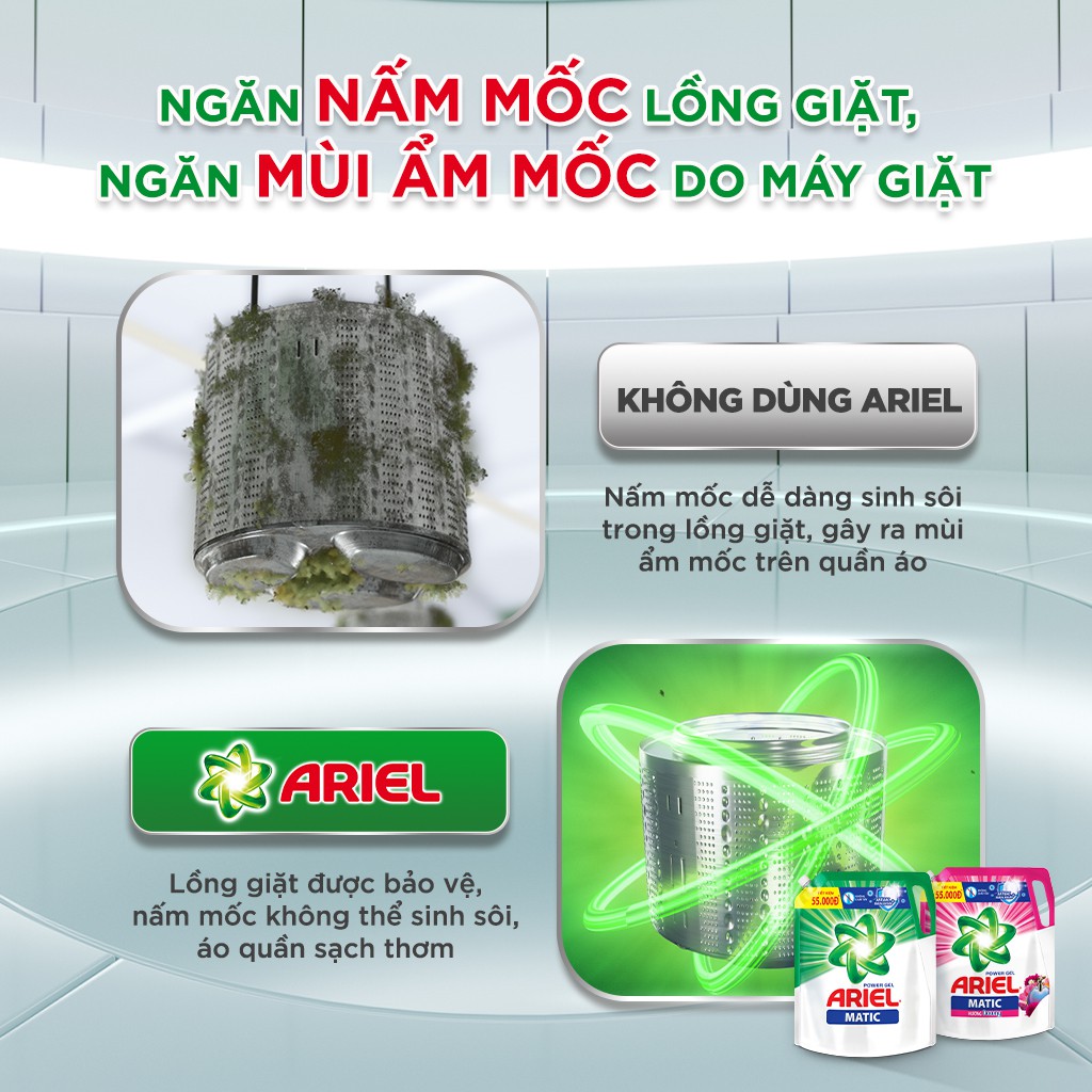 Ariel Matic nước giặt Túi 3.5KG/3.2KG