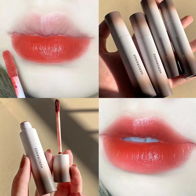 [Hàng Mới Về] Son Lì HERORANGE Mềm Mịn Như Nhung Chống Thấm Nước Và Lâu Trôi Chống Khô Môi