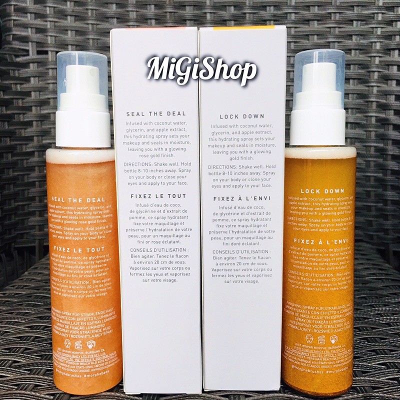 [Hàng Mỹ] Xịt Khoá Make Up Có Nhũ Morphe Madison Beer Luminous Setting Spray 100ml