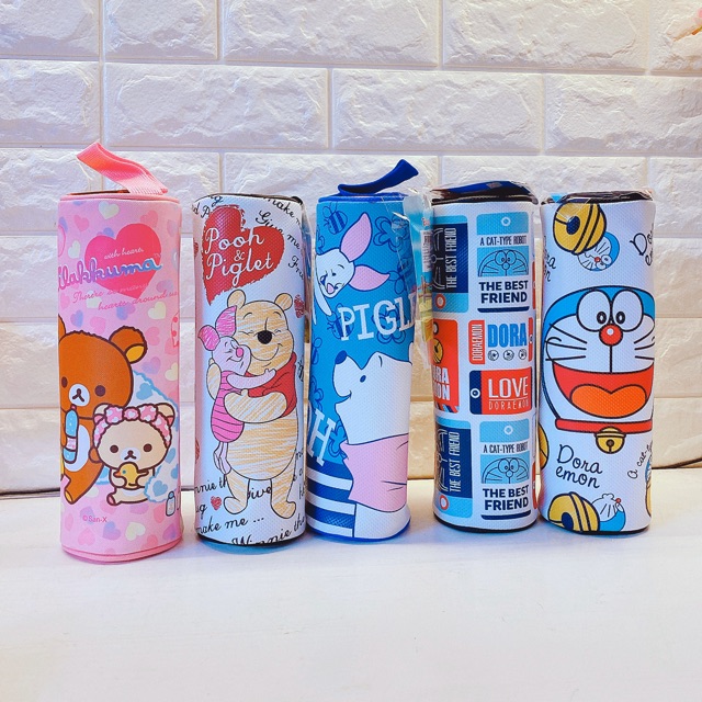 Bóp đựng bút winnie pooh doremon size lớn - Hộp bút doremon