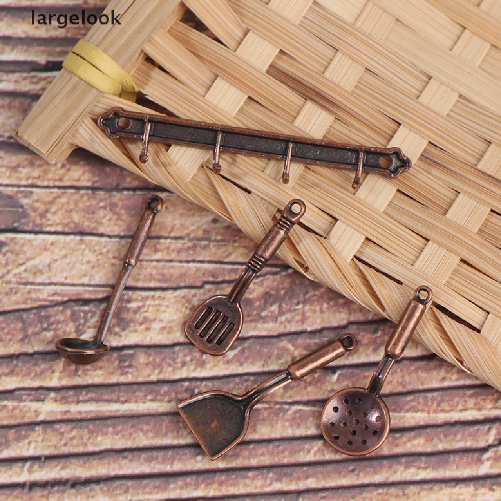 Giá Đỡ Dụng Cụ Nấu Ăn Cho Nhà Búp Bê ♨Nóng Bỏng