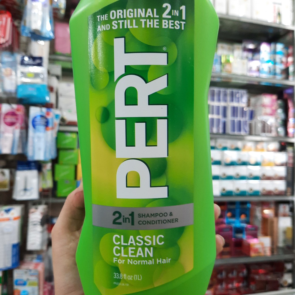 DẦU GỘI + XẢ PERT 2 IN 1 PLUS CLASSIC CLEAN FOR NORMAL HAIR 1L CỦA MỸ