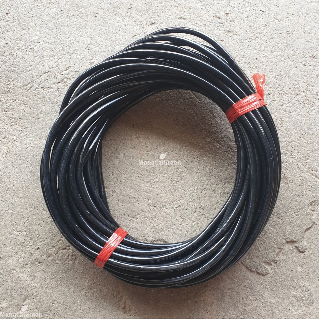 1 mét Dây dẫn xăng, ti ô xăng màu đen - vàng dùng cho máy cắt cỏ, cưa xích, động cơ nhỏ