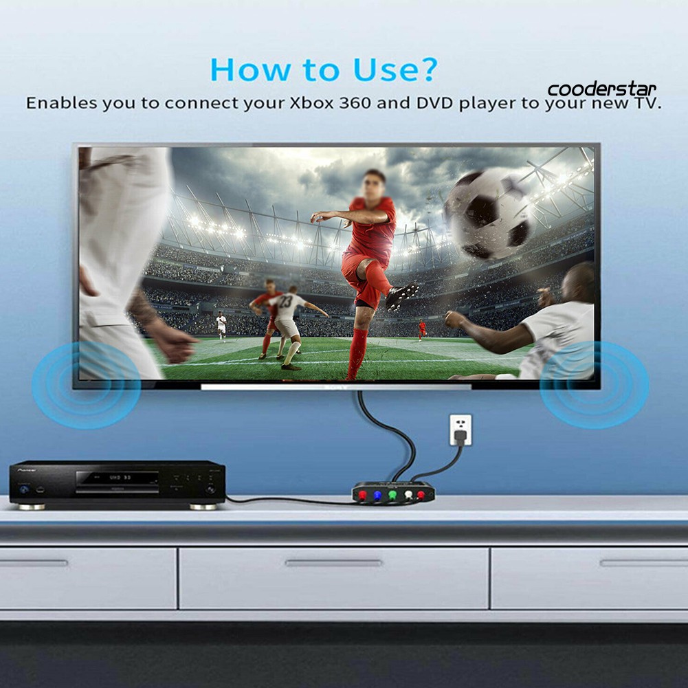 Bộ ChuyểN ĐổI Âm Thanh / Video RCA Sang HDMI HDTV -s 5 CáI