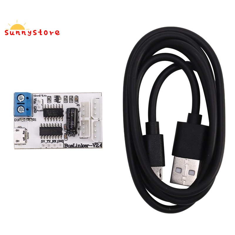 RC Bo Mạch Điều Khiển Động Cơ Servo Ttl / Usb Kèm Dây Cáp Cho Đồ Chơi Điều Khiển Từ Xa