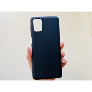 Ốp lưng silicon dẻo màu đen Samsung Galaxy M51 không ố vàng