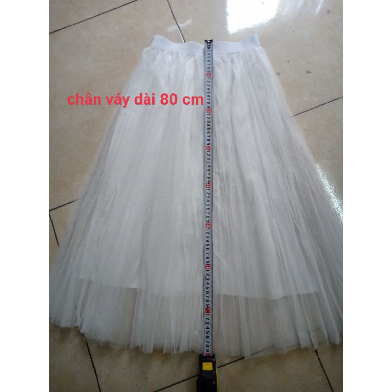 Chân váy xòe dáng dài công chúa von nhiều lớp đẹp | BigBuy360 - bigbuy360.vn