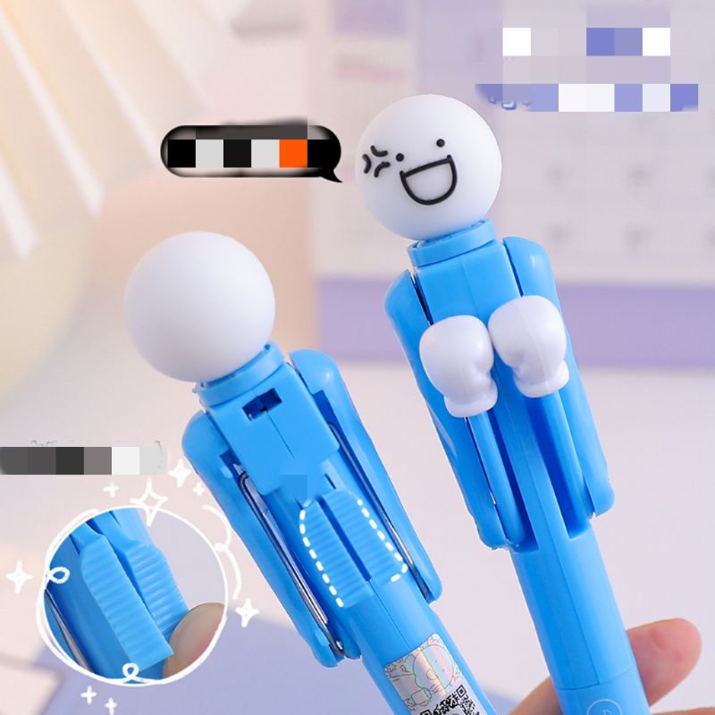 🧐 BÚT ĐEN HOT TREND MẶT QUẠO NẮM ĐẤM