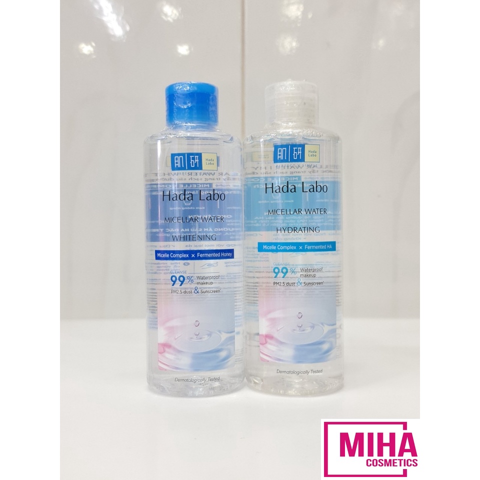 Nước Tẩy Trang Sạch Sâu HADA LABO Dưỡng Trắng Hoặc Dưỡng Ẩm Micellar Water 240ml