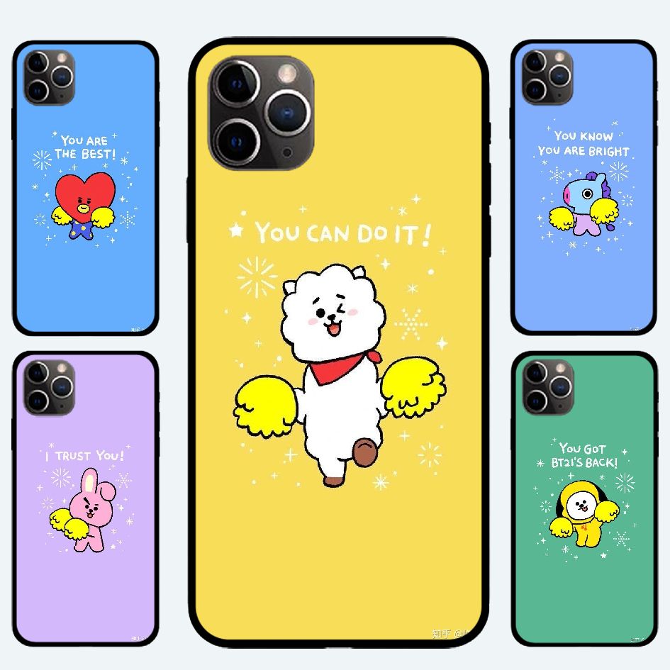 BTS BT21 Ốp Lưng Mềm In Hình Các Nhân Vật Bt21 Của Bts Cho Iphone12 Mini Iphone12 Promax Iphone12