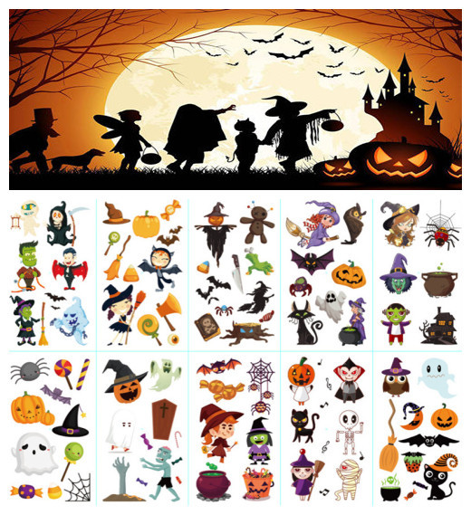 Hình dán xăm tạm thời không thấm nước họa tiết nàng tiên cá