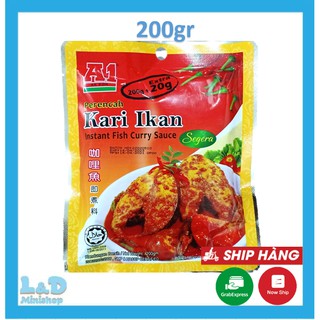 Nước sốt cari cá hiệu a1 malaysia 200gr