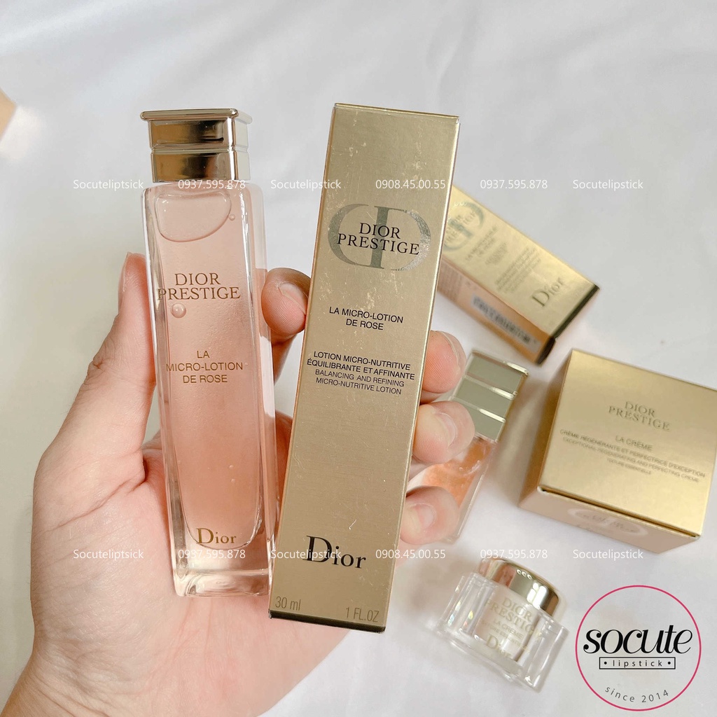 Nước hoa hồng Dior Prestige La micro - Lotion de rose 10ml 30ml