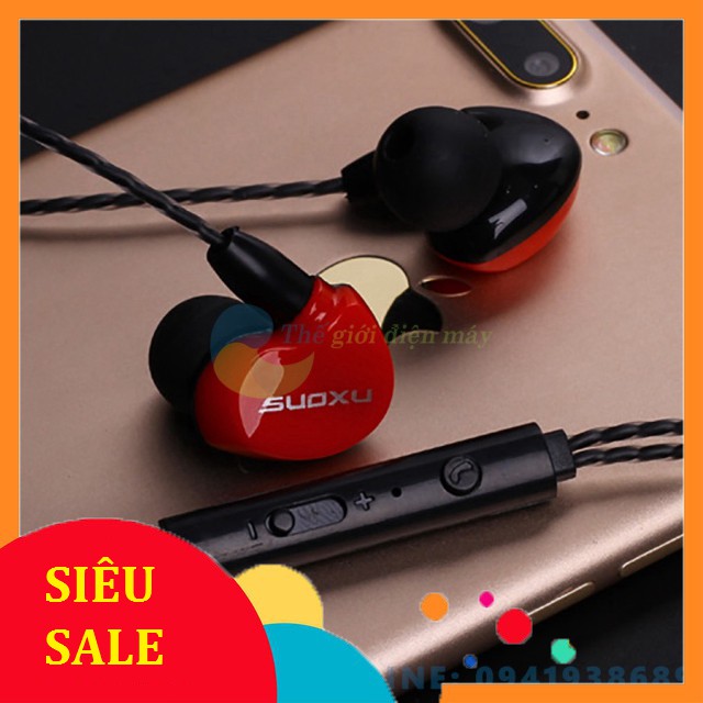 [SiêuRẻ] tai nghe thể thao nhét tai Mijafit Suoxu Stereo SX538 công nghe mới bảo hành 6 tháng shop thế giới điện máy .