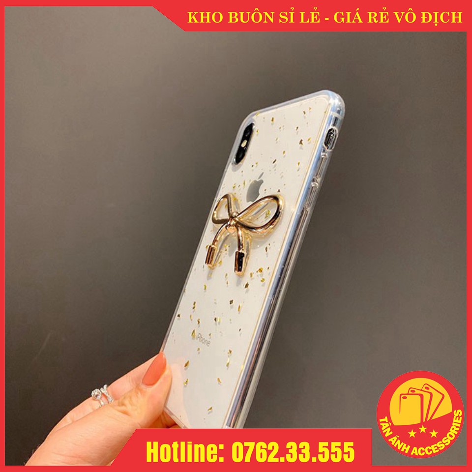 Ốp iphone - Ốp lưng 3d Nơ vàng kim tuyến 6/6s/6plus/6s plus/7/8/7plus/8plus/x/xs/xs max/11/11pro max - 11G 2m1 | BigBuy360 - bigbuy360.vn