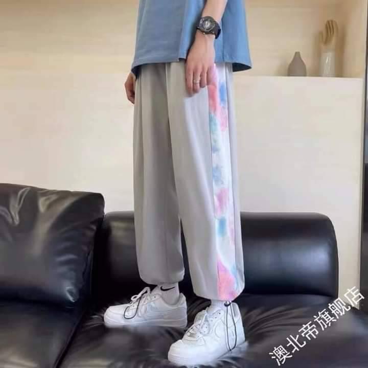 Quần bom dây rút phối loang siêu hot MẪU UNISEX NAM NỮ ĐỀU MẶC ĐƯỢC