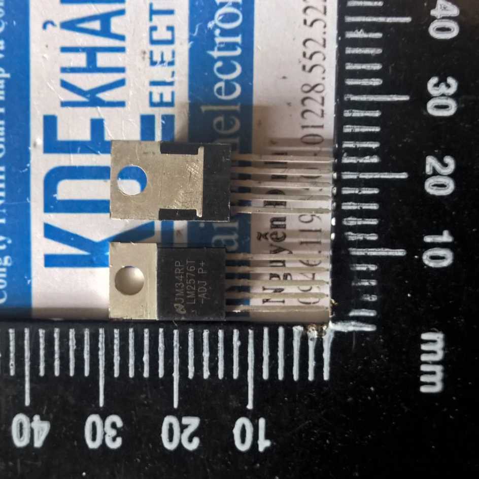 5 con LM2576T-ADJ LM2576 chỉnh áp ra TO220-5 IC BUCK POWER kde1526