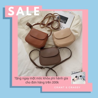 Túi đeo chéo nữ, dáng basic, Size 18, thiết kế mới 2021
