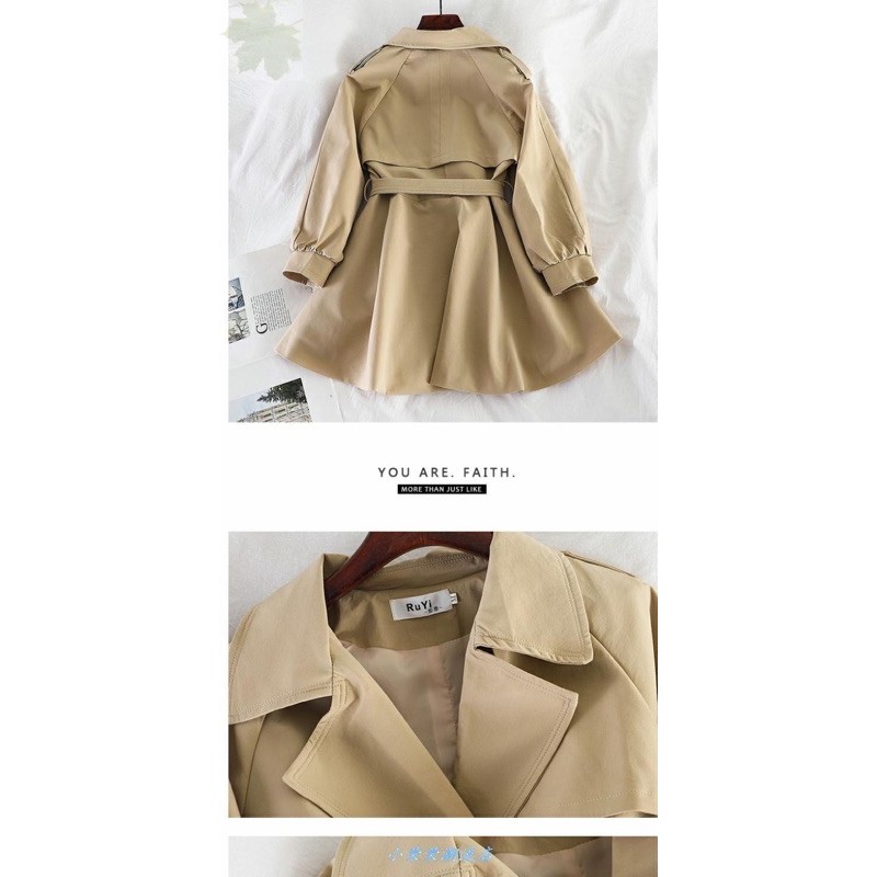 Áo măng tô kaki 2 lớp chất cực dày có size tay bo | BigBuy360 - bigbuy360.vn