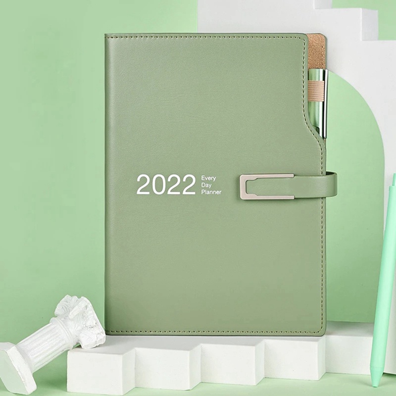 Sổ tay lên kế hoạch Agenda 2022 A5 kèm bút tiện dụng