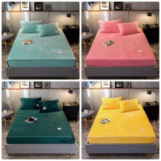 SET 3 MÓN Ga gối nỉ nhung tăm