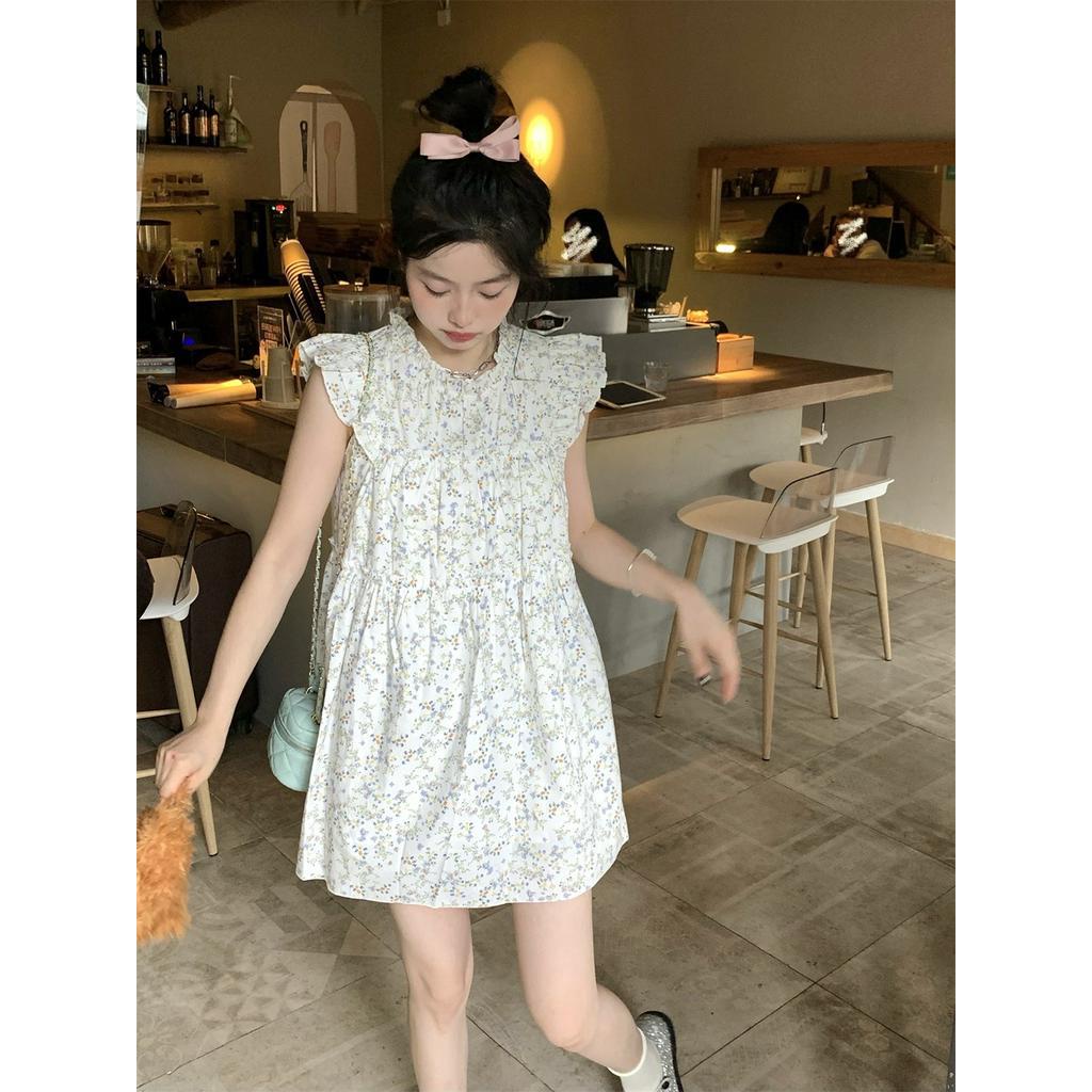 Đầm Hoa Nhỏ Tay Bay Thời Trang Hàn Quốc Quý Phái 63355
