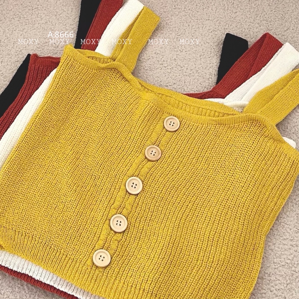 SP008666-Áo len dây nút