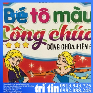 ✅ 𝑭𝒓𝒆𝒆𝒔𝒉𝒊𝒑 ✅BÉ TẬP TÔ MÀU CÔNG CHÚA