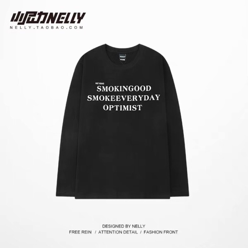 Áo phông nelly dài tay sale (có sẵn) smokeeveryday