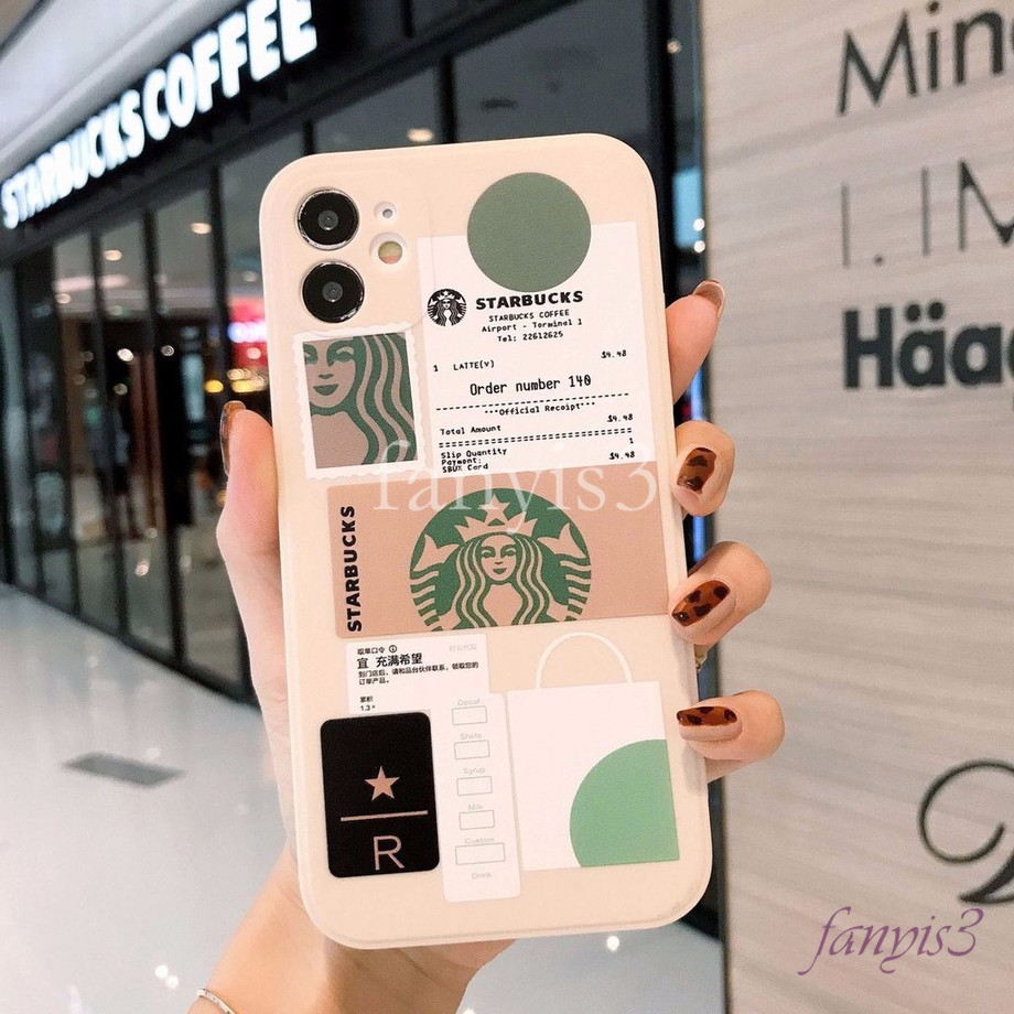 Ốp điện thoại hình Starbucks cho Iphone 13 12 Pro Max X Xr Xs Max 8 7 6 6s Plus