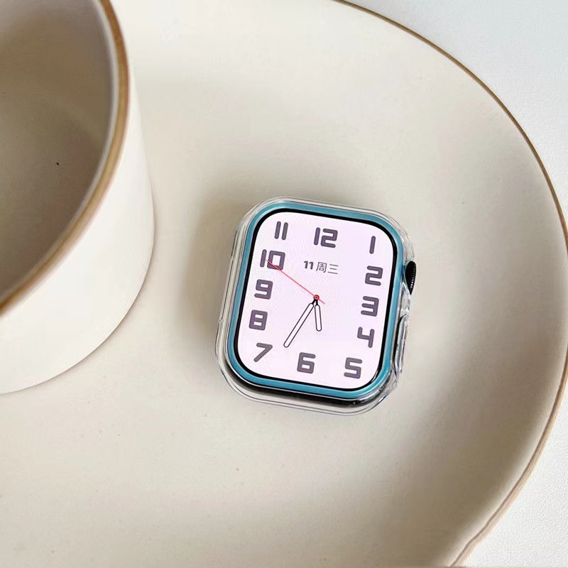 Ốp Bảo Vệ Bằng PC Cứng Dạ Quang Cho Đồng Hồ Apple watch 7 6 5 4 3 SE 44mm 40mm 41mm 38mm 42mm