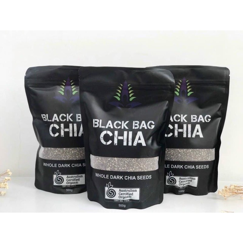 Hạt chia đen Úc BLACK BAG CHIA đen 70k/ gói 500gr
