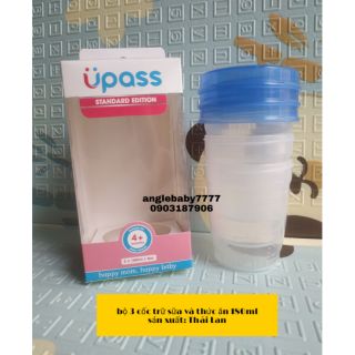 [Ví airpay nhập AP10KDEC1 giảm 10k] Bộ 3 hộp trữ sữa và thức ăn cho bé (Thái Lan) 180ml*3h