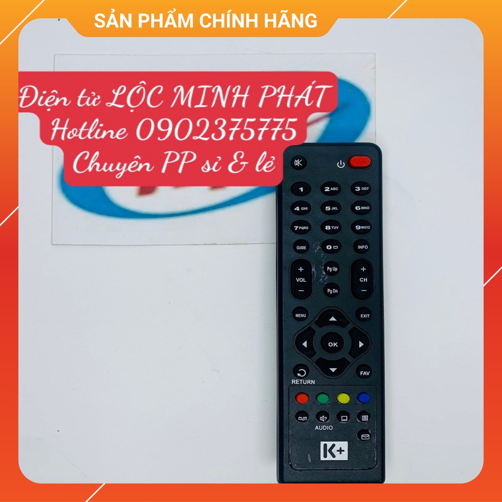 Điều khiển K+ SD - Dành cho đầu thu K+ SD cắm thẻ chính giữa