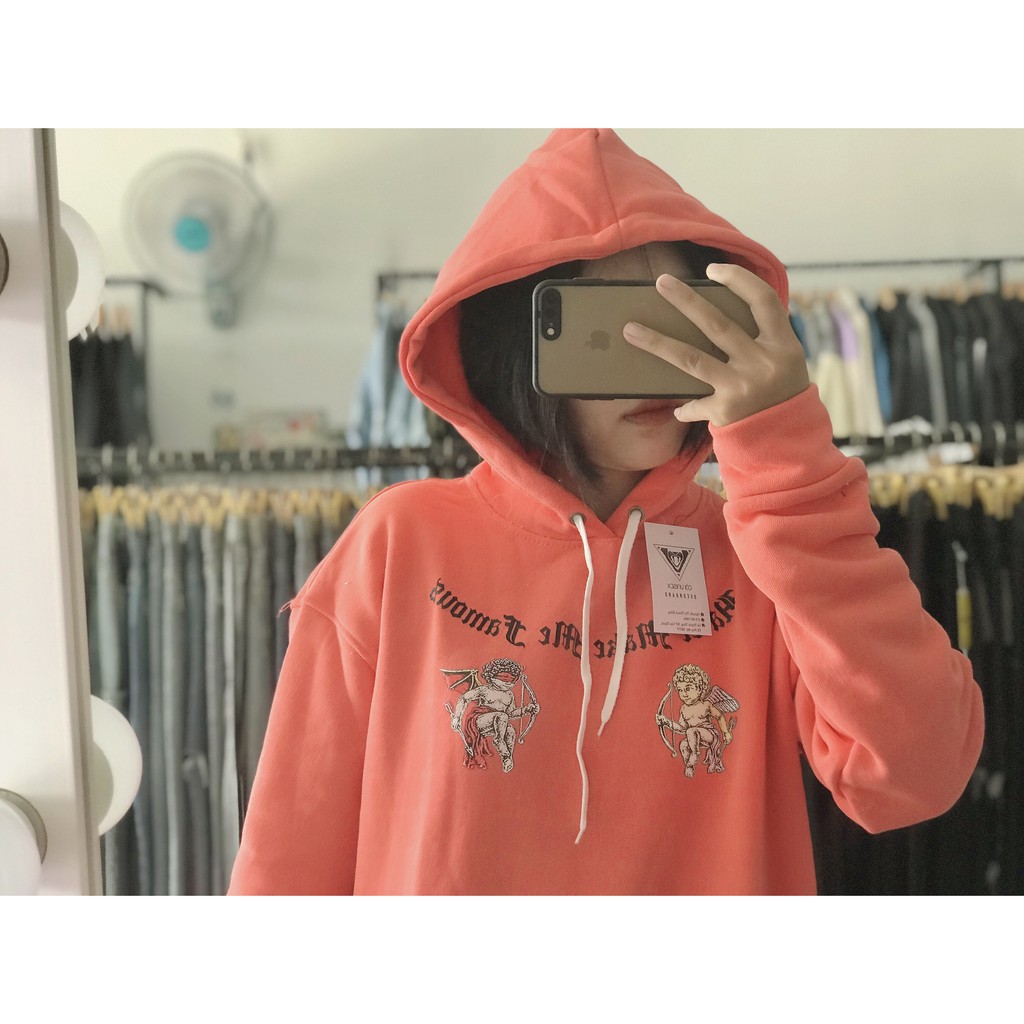 Áo Hoodie unisex from rộng TT còi unisex