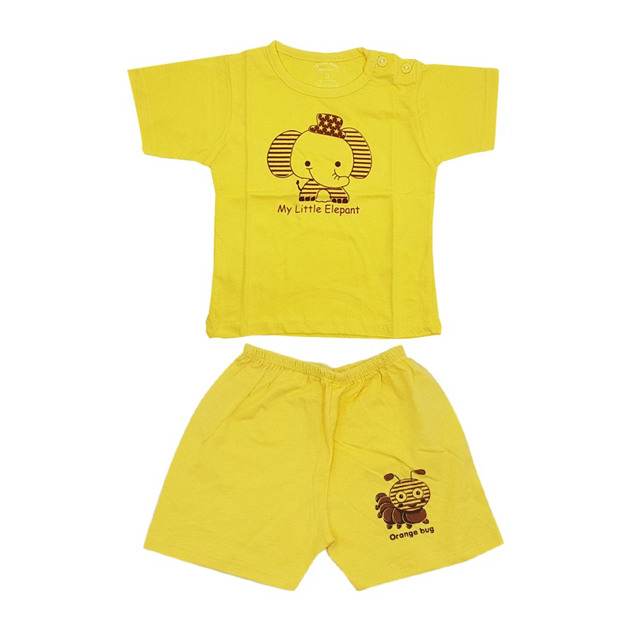 Bộ quần áo Thái Hà Thịnh ngắn tay cài vai quần đùi 100% cotton mềm, mịn, mát