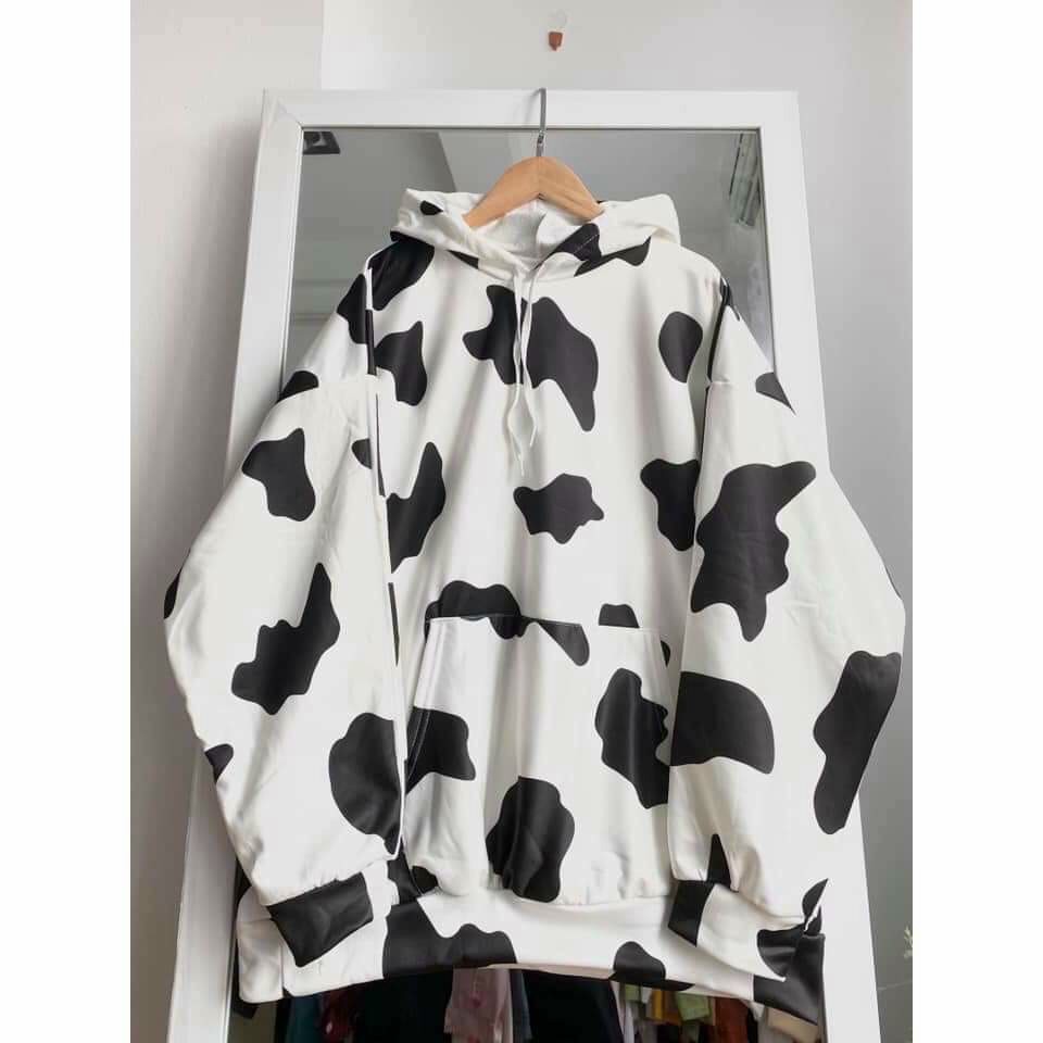 🐾🐄(FREESHIP)🐄❤ áO Khoác Hoodie Nam Nữ Unisex - Nỉ Bông in 3D Bò Sữa Dây Kéo/Chui bao Hot AzStore | BigBuy360 - bigbuy360.vn