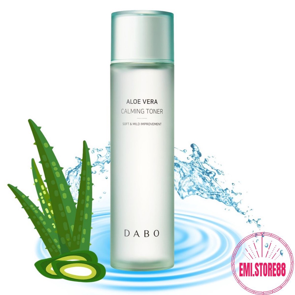 Nước Hoa Hồng Dưỡng Ẩm DABO ALOE VERA CALMING toner 150ml