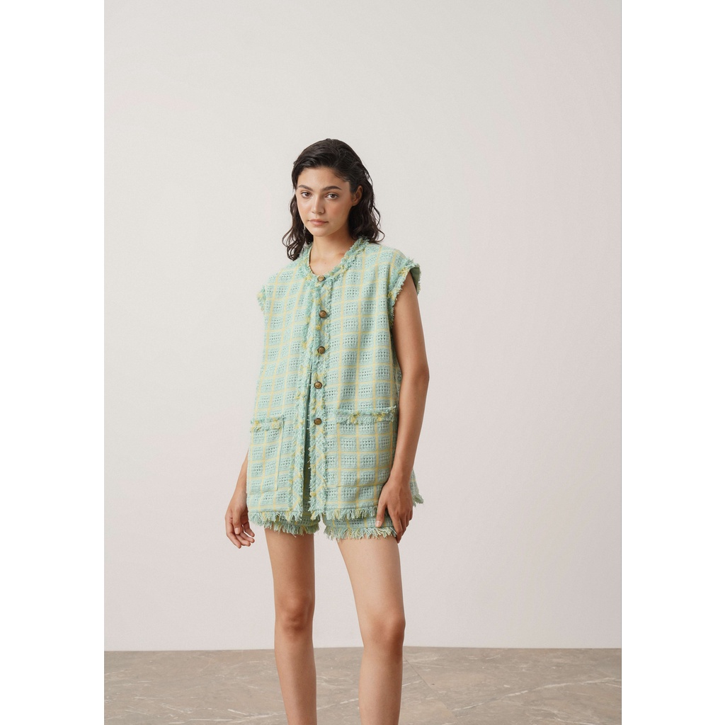 ÁO DẠ TWEED - AVA TWEED VEST