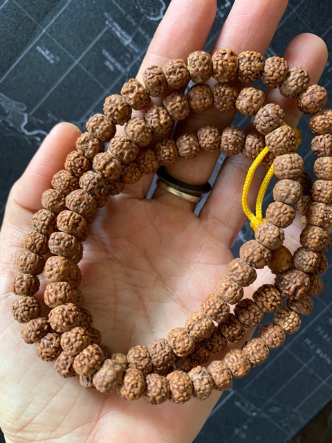 Vòng chuỗi 108 hạt Bồ đề kim cang tự nhiên Tây Tạng Nepal