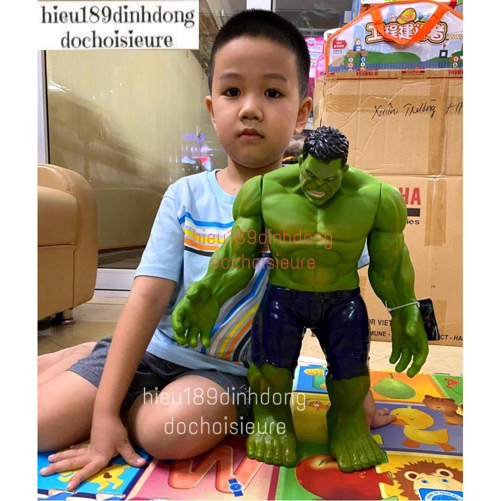 Hulk người khổng lồ xanh cao su cỡ siêu lớn có âm thanh