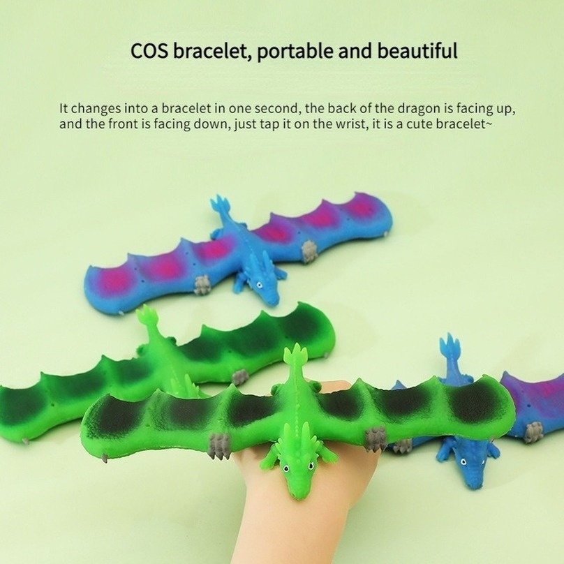 Đồ Chơi BóP Tay HìNh KhủNg Long GiúP GiảM Stress HiệU Quả